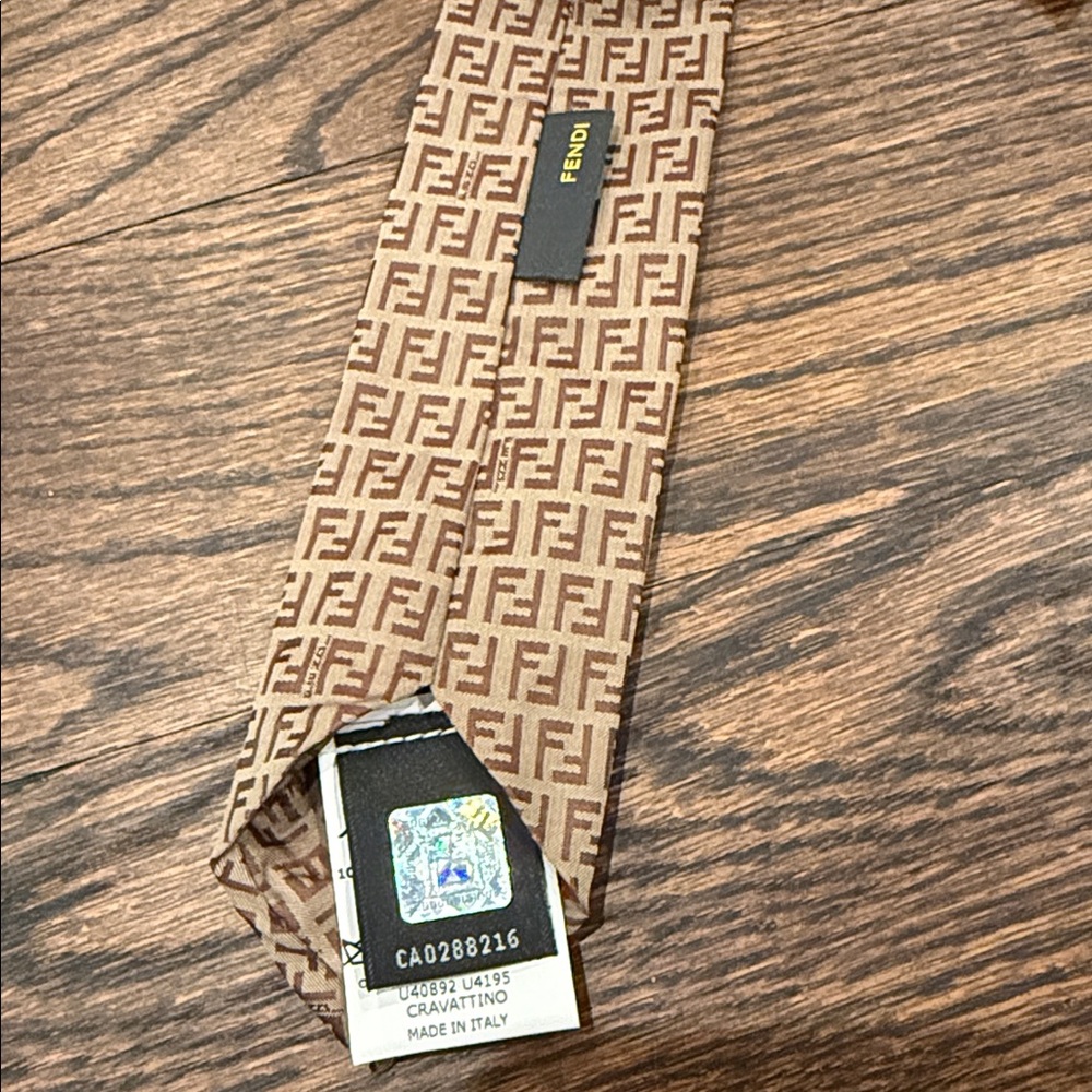 Brand New Fendi Boys Logo Tie | Designer Italian Luxury | Statement Accessory - Picture 7 of 7
